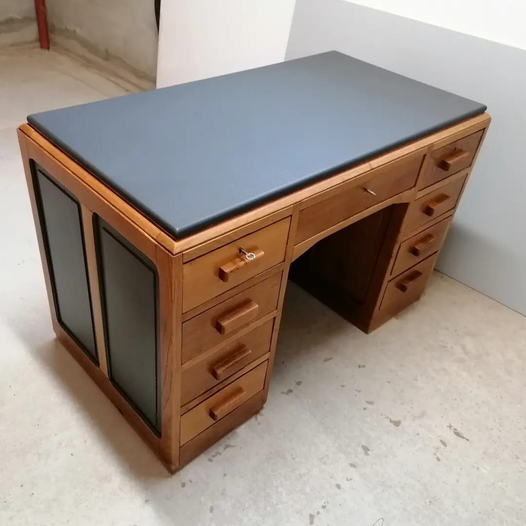 Transformation d’un buffet ancien en pièce unique contemporaine